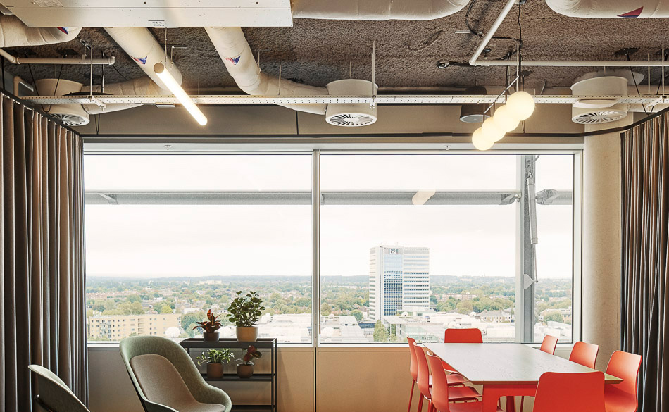 Acoustic spray ceiling